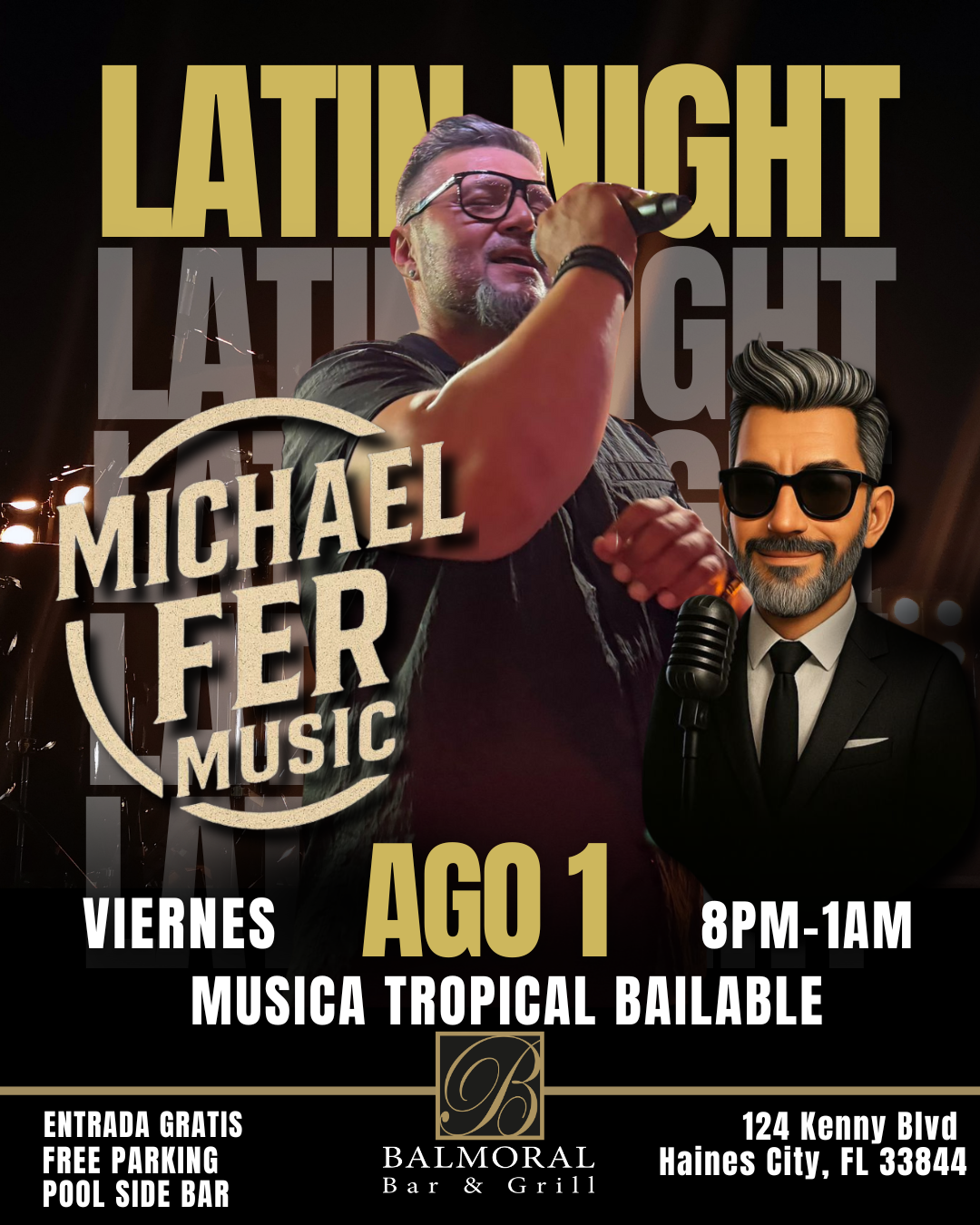 Noches Latinas: MICHAEL FER Live at Balmoral